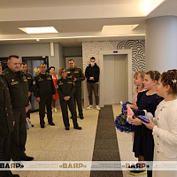 Защитники неба в гостях у детей