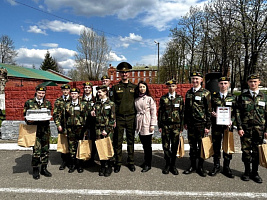 В 147 зрп состоялся городской этап военно-патриотической игры «Орлёнок»