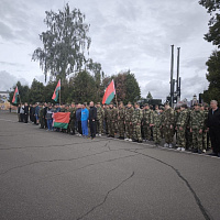 Продолжаются учебно-полевые сборы с десятиклассниками
