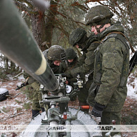 Занятия с военнослужащими минометных подразделений 38 одшбр