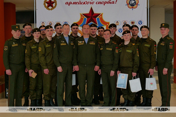 Чествование военнослужащих в Спорткомитете Вооружённых Сил