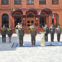 На военном факультете в БГУ состоялся очередной выпуск офицеров