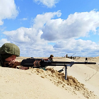 Военнослужащие 38 одшбр оттачивают мастерство в ходе боевой подготовки