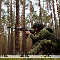C военнослужащими Вооружённых Сил проходят плановые занятия по боевой подготовке