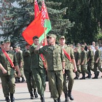 Церемония по случаю принятия Военной присяги прошла в Лунинце