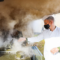 На военном факультете ГрГУ имени Янки Купалы прошел День открытых дверей