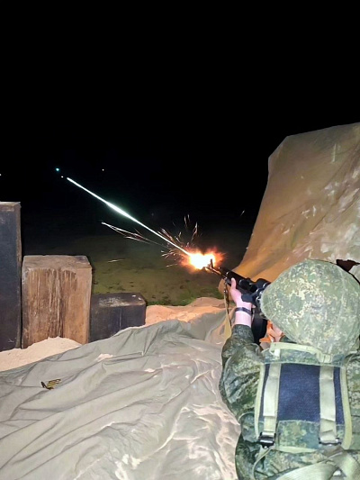 В 74 опс прошли ночные стрельбы