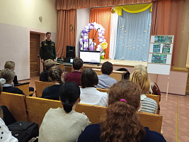 В рамках военно-патриотического воспитания