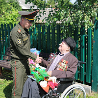 Поздравили ветеранов Случчины