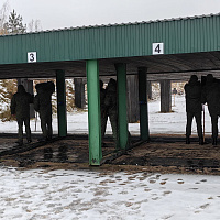 Занятия по огневой подготовке с военнослужащими 61 иаб