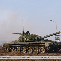 Ротное тактическое учение с боевой стрельбой с одним из танковых подразделений 120 омбр