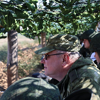 В рамках бригадного тактического учения