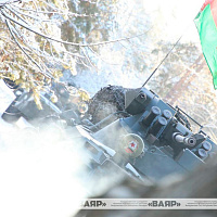 Одно из подразделений механизированной бригады ЗОК, привлекаемое к комплексной проверке боеготовности, совершает марш