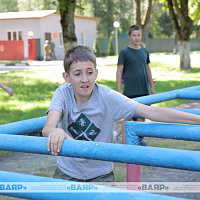 Продолжает работу военно-спортивный лагерь с круглосуточным пребыванием «Защитник Отечества»