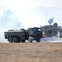 На полигоне – сводное подразделение РХБЗ и медицинского обеспечения