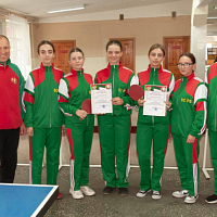 Первенство по настольному теннису