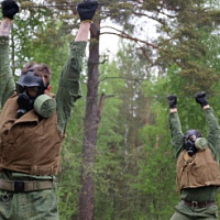 Состязания специалистов войск РХБЗ 