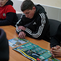 Учащиеся Смиловичского государственного колледжа посетили 36-ю дорожно-мостовую бригаду