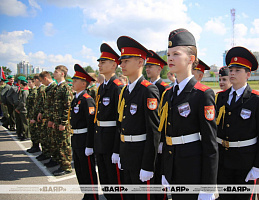 Областной этап спортивно-патриотической игры «Зарница» проходит в Гроднеском гарнизоне