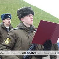 Ритуал принятия Военной присяги новобранцами Гродненского гарнизона