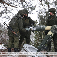 Занятия с военнослужащими минометных подразделений 38 одшбр