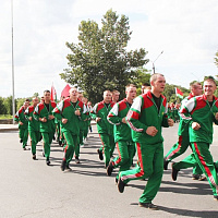 Патриотический пробег по улицам Слуцка