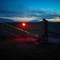 Военнослужащие 36-й дорожно-мостовой бригады отработали навыки стрельбы в ночное время