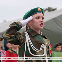 Открытие республиканского финала военно-патриотической игры «Зарничка»