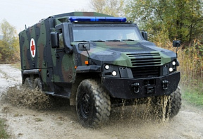 Германская армия закупает 80 бронированных медицинских машин Eagle 6x6