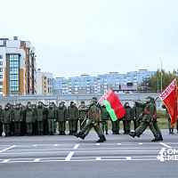 Чествование военнослужащих, выслуживших установленные сроки военной службы