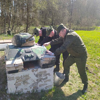 Навели порядок на закрепленной территории