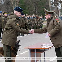 В кинологическом центре Вооружённых Сил состоялся торжественный выпуск курсантов