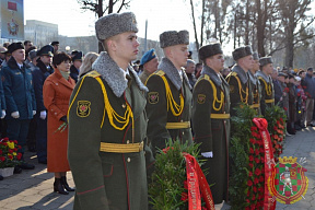 Митинг-реквием, посвященный Дню памяти воинов-интернационалистов, прошел в Гродненском гарнизоне