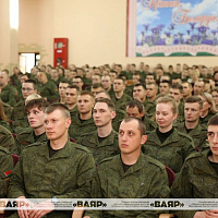 Информирование военнослужащих о ключевых инициативах и принятых решениях на Всебелорусском народном собрании