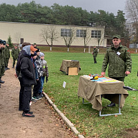 В рамках военно-патриотического воспитания