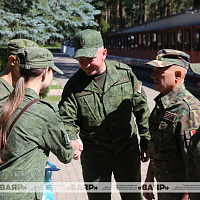 Открытие военизированных сборов центра патриотического воспитания молодёжи «Вектор»