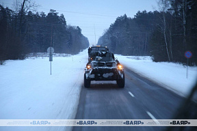 Подразделение механизированной бригады Западного оперативного командования прибыло в район сосредоточения