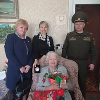 В Минской области поздравили ветеранов и участников Великой Отечественной войны с наступающим праздником