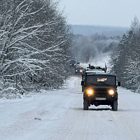 Военнослужащие 60 опс совершили 50-километровый марш