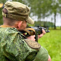 Занятия по боевой подготовке с военнослужащими 188 ибр