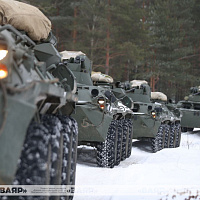 Проверка боевой готовности одного из батальонов 120 омбр