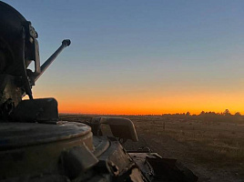 Контрольные занятия по огневой подготовке в ночное время с военнослужащими 11 омбр