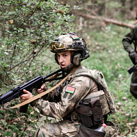 Занятия по тактической подготовке с курсантами Военной академии