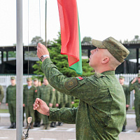 В воинских частях и соединениях прошли торжественные митинги, посвящённые началу нового учебного полугодия