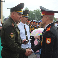 В Минском областном кадетском училище прошел выпускной
