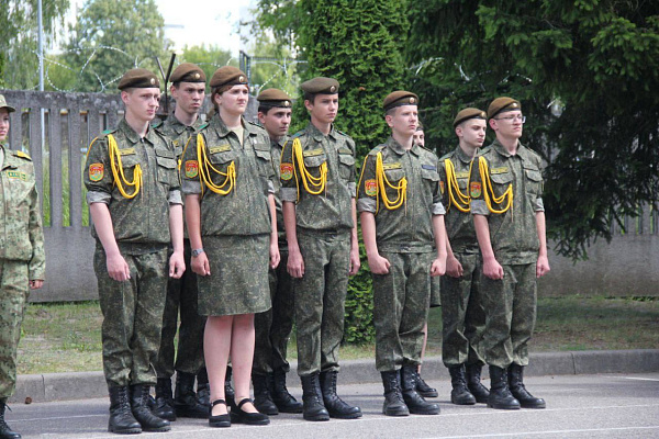 Открытие военно-патриотического лагеря 