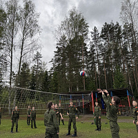 На базе 377 зрп начал работу военно-патриотический лагерь «Гвардеец» 