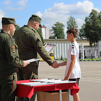 В 120 омбр завершилась смена спортивно-патриотического лагеря «Рогачёвцы» 