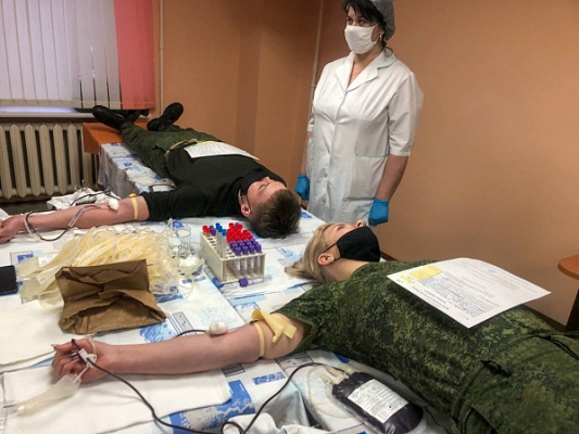На военном факультете БГУИР прошел «День донора»