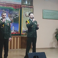 Концерт на полигоне для военнослужащих запаса